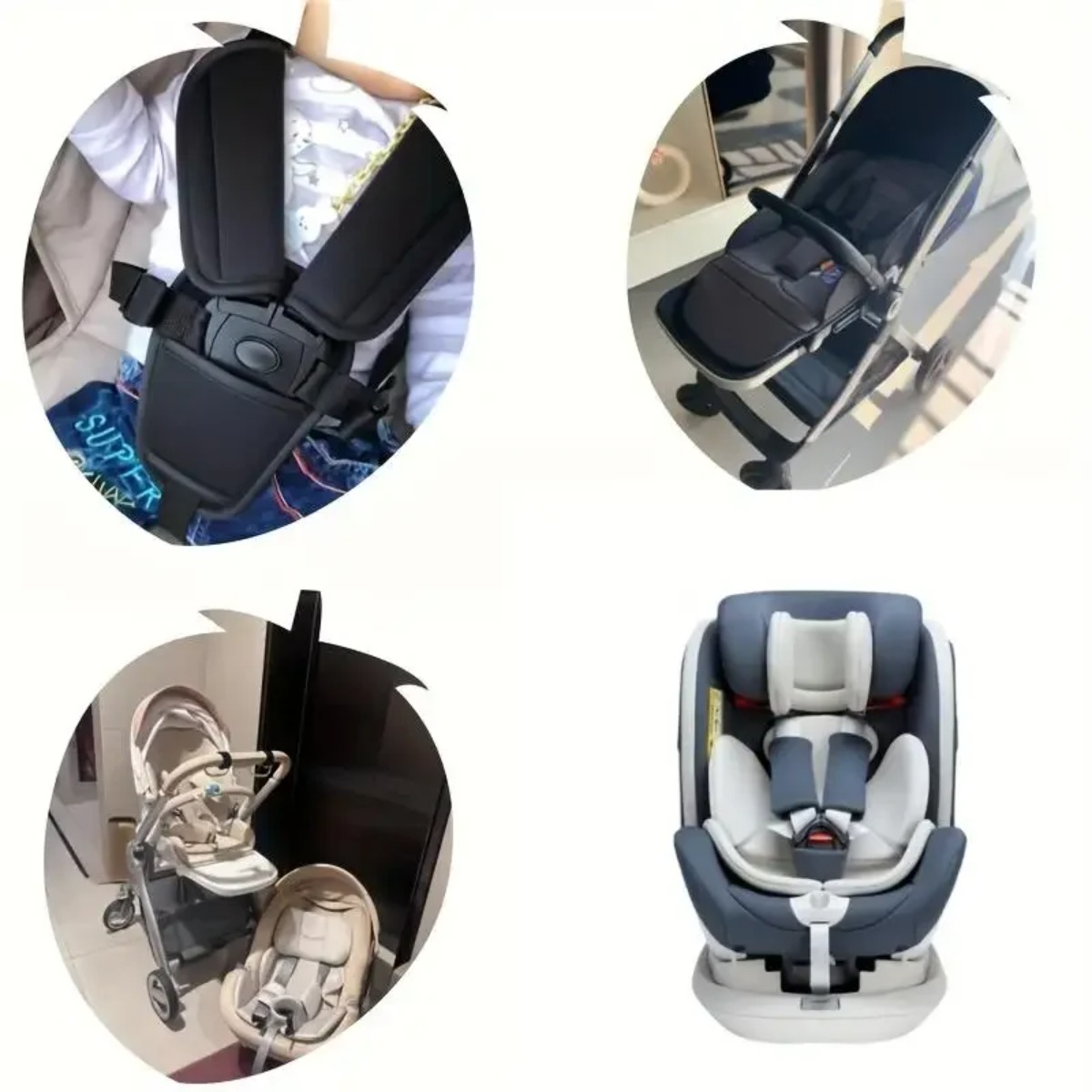 Baby Car Seat Belt Pads Univer - Infant Car Seat Cover 评论和价格